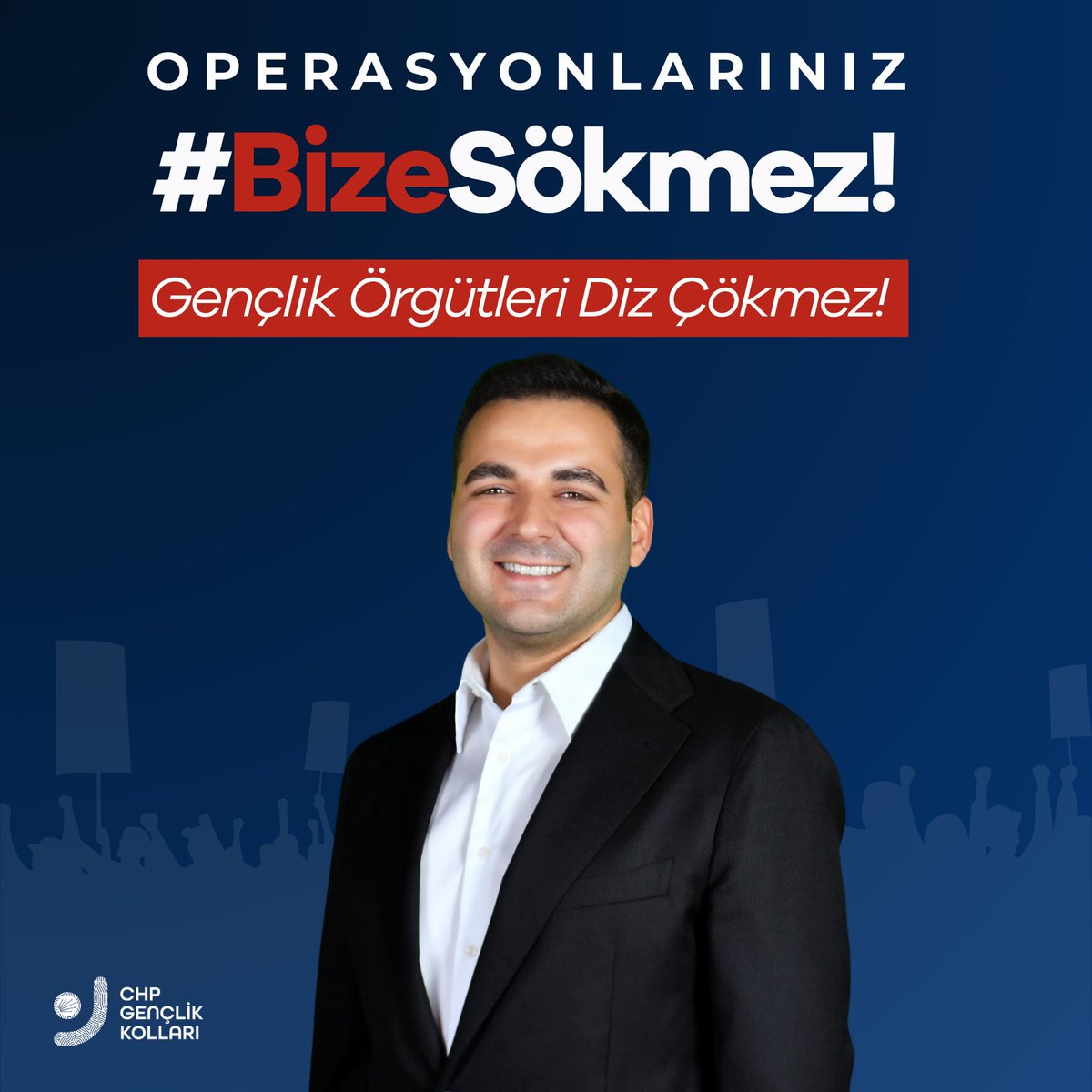 Sabah saatlerinde bir tweet sebebi ile ifadeye çağrılan Gençlik Kolları Genel Başkanımız Cem AYDIN’ın #yanındayız. 

Siyasallaştırılmaya çalışılan yargı eli ile ifade özgürlüğümüze ket vurulmasını kabul etmiyoruz!