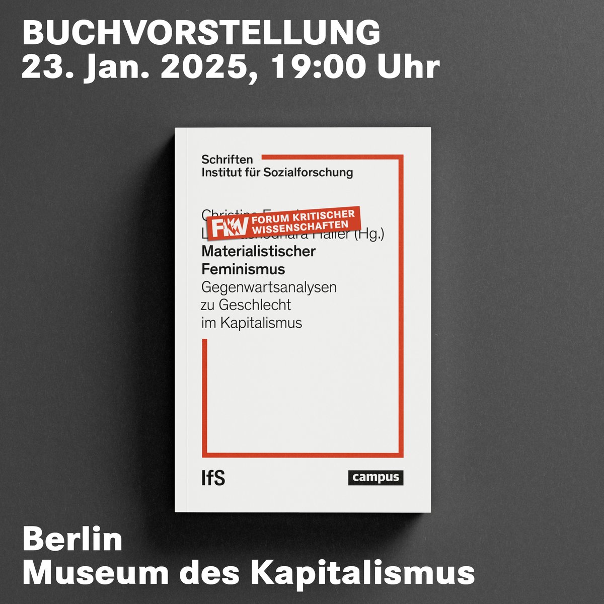 Am Donnerstag sind wir in Berlin! Wir sprechen darüber, wie ein materialistischer Feminismus dazu beitragen kann, den Wandel der Geschlechterverhältnisse im Kapitalismus zu analysieren - und welche praktischen Schlüsse sich daraus für feministische Politik heute ziehen lassen.