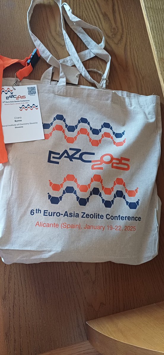 Delighted to be able to show my work at the 6th Euro-Asia Zeolite Conference in Alicante.