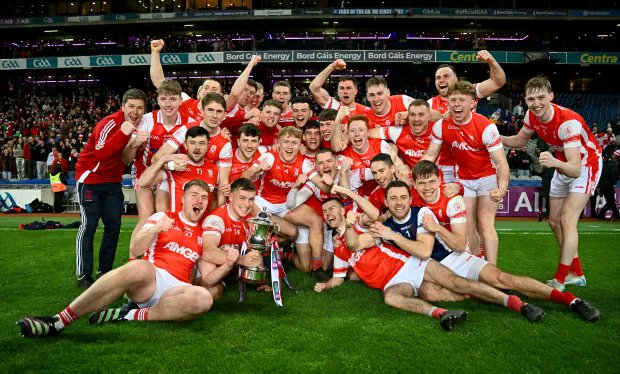 Massive congratulations to <a href="/CualaCLG/">Cuala GAA</a>  ❤️🤍🏐 who brought home their maiden All Ireland trophy after their victory in the <a href="/officialgaa/">The GAA</a>  Football All-Ireland Senior Club Championship final vs Errigal Ciarán at <a href="/CrokePark/">Croke Park</a>  🏆