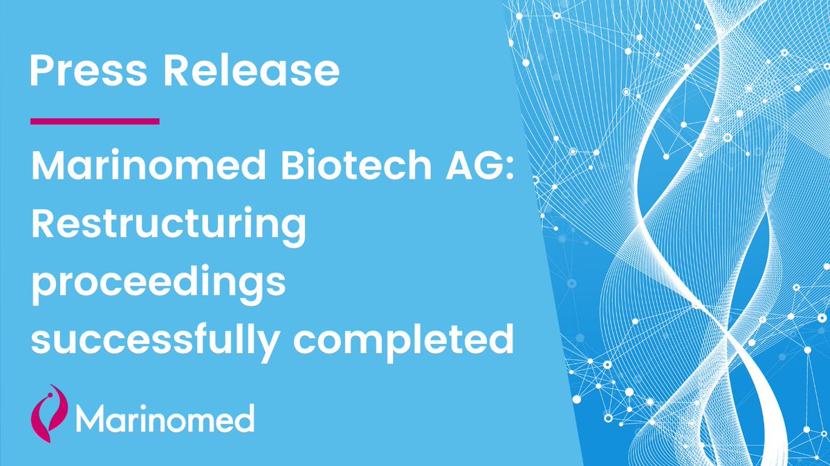 Marinomed Biotech AG: Restructuring proceedings formally ended by resolution of the Korneuburg regional court on January 14th, 2025, after meeting all necessary conditions, including unanimous approval of the restructuring plan: marinomed.com/en/news/news-d…

#oceanofideas