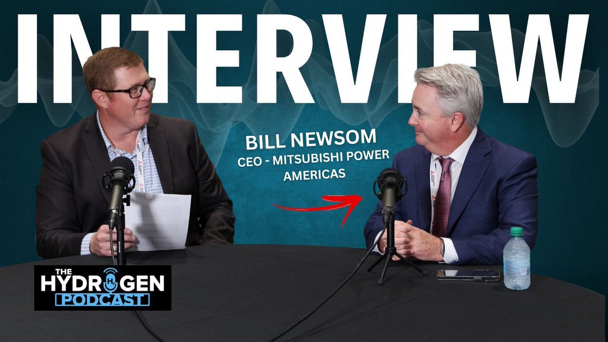 THP Episode: 383 - Hydrogen Interview: Bill Newsom, CEO of Mitsubishi Power Americas, on Scaling Clean Energy Solution     
Watch on YouTube: buff.ly/40h0RAm  
Listen to the Podcast: buff.ly/3DPCTVn 

#hydrogen #mitsubishipower #cleanenergy