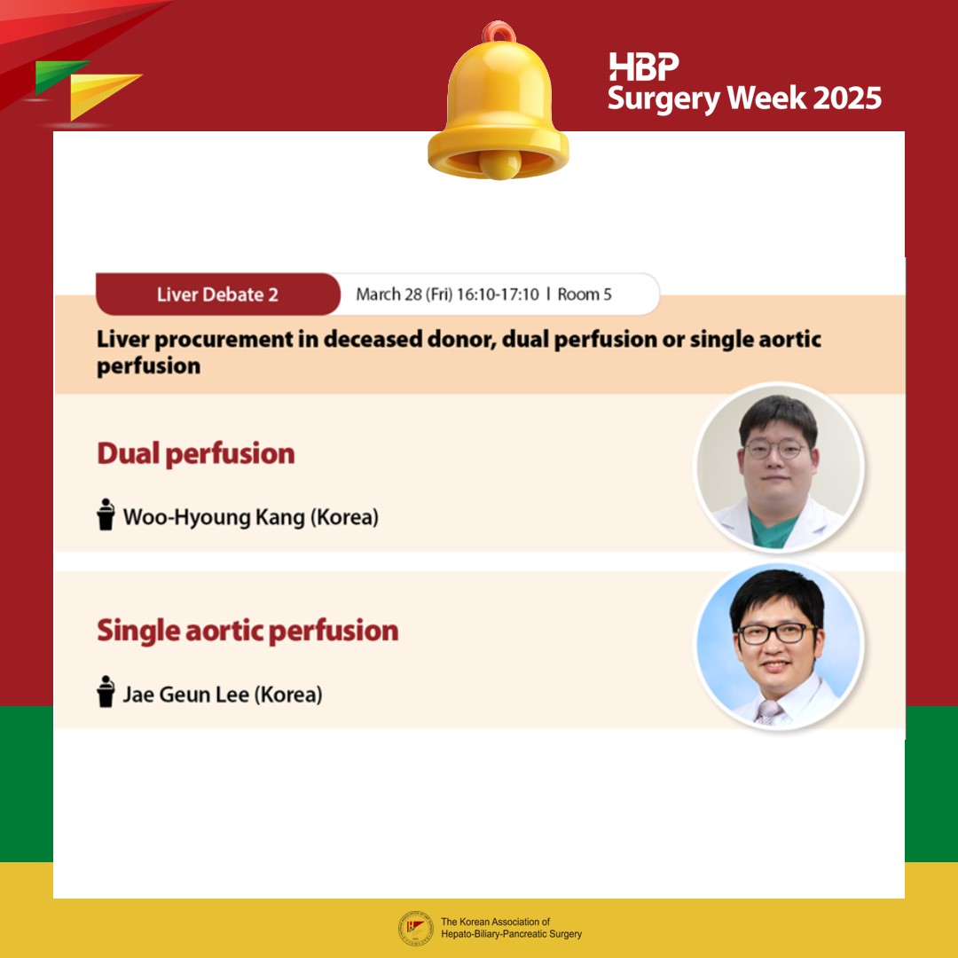 HBPSurgery24Kor's tweet photo. Extneded Abstract submission Due Date ✨D-2✨
- January 22 (Wed), 2025

📩Check Out the Liver Debate Session!

https://t.co/wWU4QZB83z https://t.co/M70KyM756e