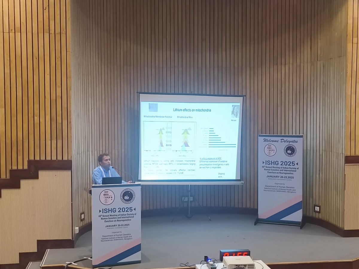 cbmnimhans's tweet photo. @PradipPaul27 @Bhagyal69760433 and @bindu_kalyani presenting their research at #ISHG2025 https://t.co/u2ECqjEV0g
