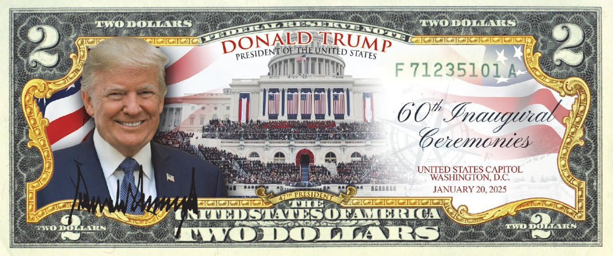 AssamFeeds's tweet image. High-quality, genuine U.S. legal tender! The Trump Inauguration bill is a masterpiece. Get yours now! 🌟💵 #Trump2024 #CollectibleCurrency #LimitedEdition 

🛒 Shop Now: tinyurl.com/mrxtppy9
🛒 Shop Now: