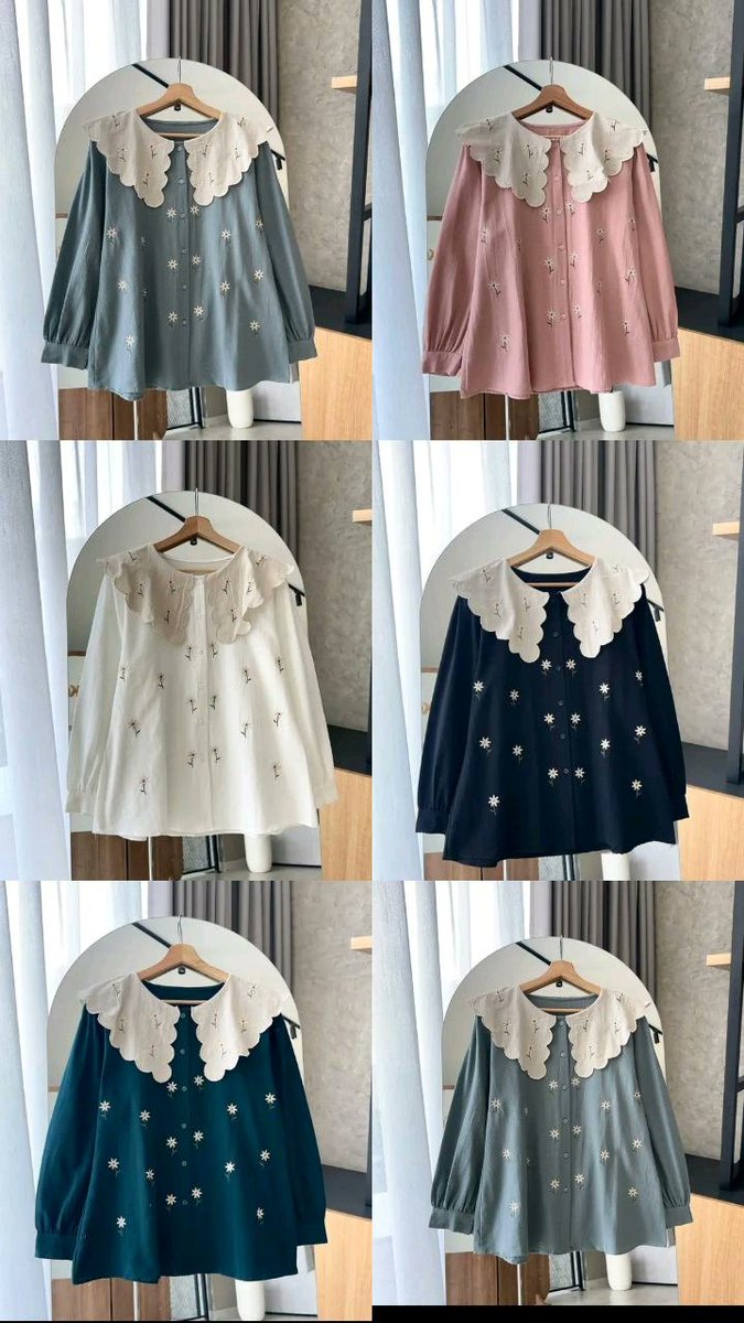 Blouse ruffles: vt.tokopedia.com/t/ZS6bdXLt7/
Ld 96-120

- a thread -