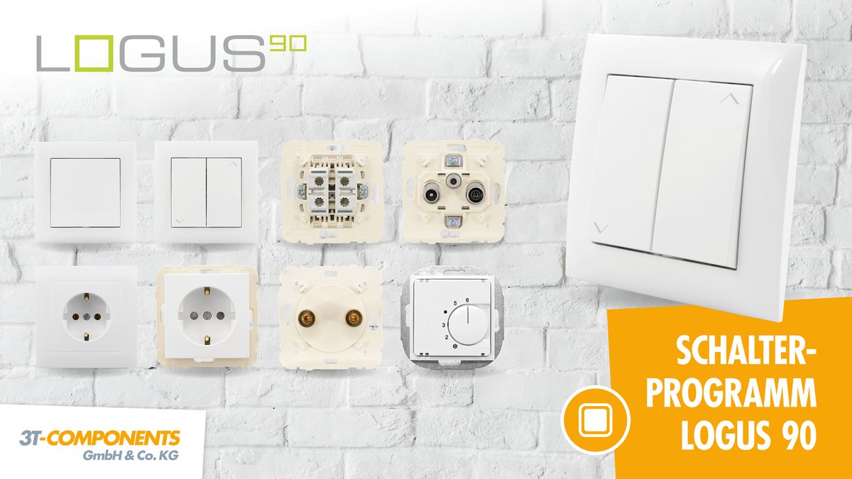 3TComponents's tweet image. Ihr findet das umfangreiche Schalterprogramm LOGUS 90 von Efapel bei uns im Shop: Rollladenschalter und -taster, Steckdosen, Abdeckrahmen, Schaltereinsätze sowie TAE- und Antenneneinsätze.

bit.ly/3DY4XTV

#3TComponents #3TMotors #Schalterprogramm