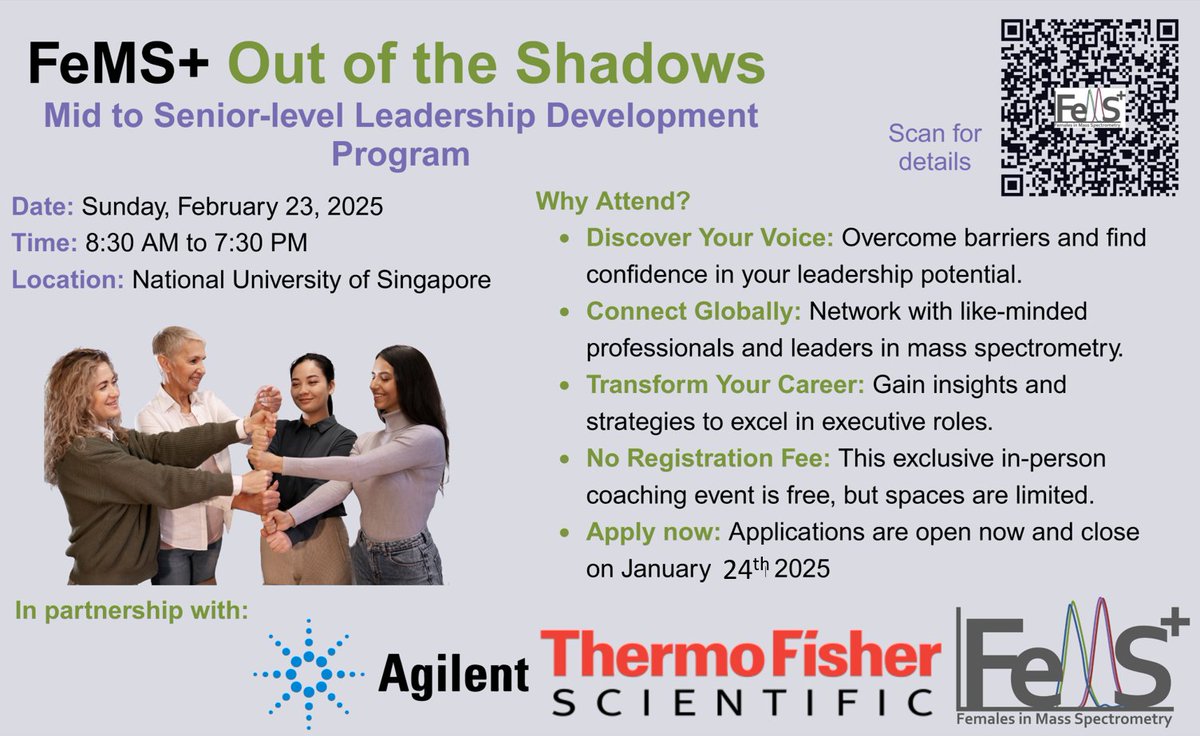 Females in Mass Spectrometry (FeMS) tweet media