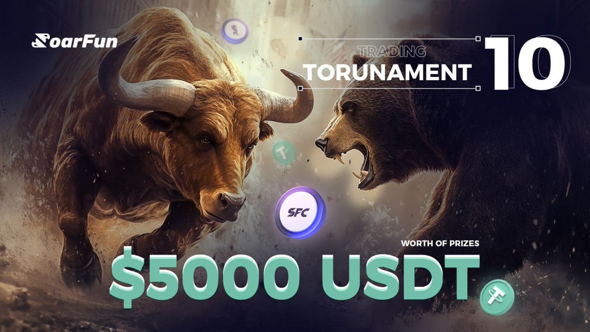 🚀 The SoarFun Trading Competition S10 Is LIVE! 🚀
Time to ride the bull with SOARFUN!

🔥 Prize Pool: Up to 5000 USDT! 🔥
💎 No pair restrictions—trade any pair, anytime!
🏆 Rankings based purely on profit—show us your skills!

Ready to compete and claim your spot on the