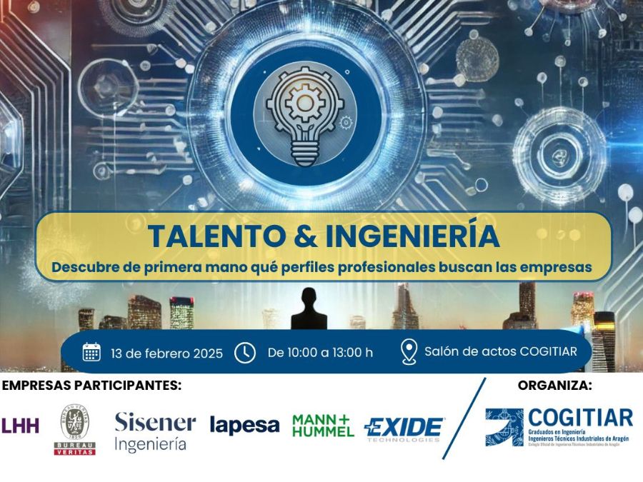 ¿Eres ingeniero/a o estudiante de ingeniería? ¡Esta jornada es para ti!
El próximo 13 de febrero, te invitamos a #TalentoEIngeniería, una jornada en la que descubrirás las claves para destacar en el competitivo mercado laboral de la ingeniería.

🔗  lnkd.in/d7U3wzx5