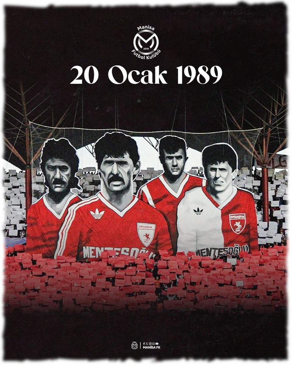 36 yıl önce bugün Samsunspor kafilesinin geçirdiği trafik kazasında hayatını kaybeden futbolcular, teknik direktör ve takım otobüsü şoförünü saygıyla anıyoruz.

#20Ocak1989