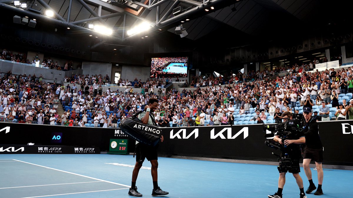 AustralianOpen's tweet photo. This is a Gael Monfils appreciation tweet - one of the greatest entertainers 😍

@Gael_Monfils #AO2025 https://t.co/deOqGRw8Kd