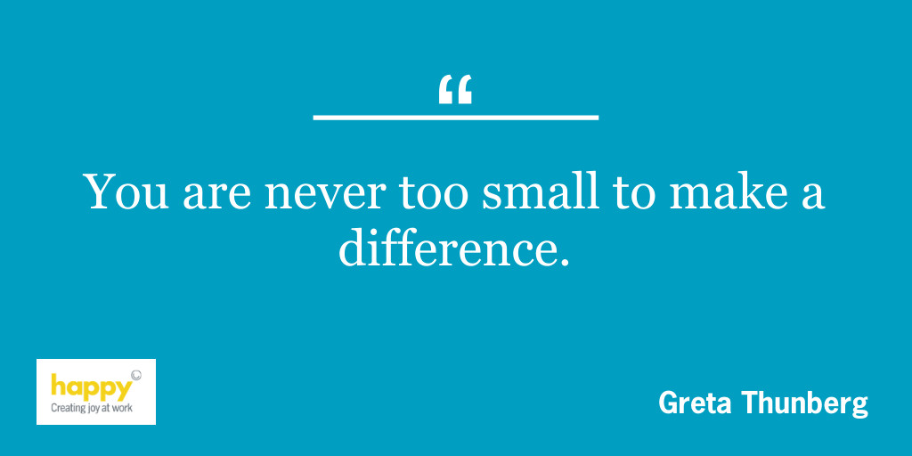 "You are never too small to make a difference." #MondayMotivation