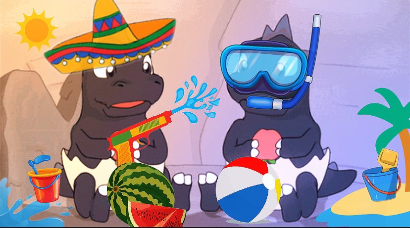 I’m so done with the winter and cold 
days , I want summer <a href="/spellbornegame/">Spellborne</a> 

give me sun and fun like these 2 

#SpellborneCreate