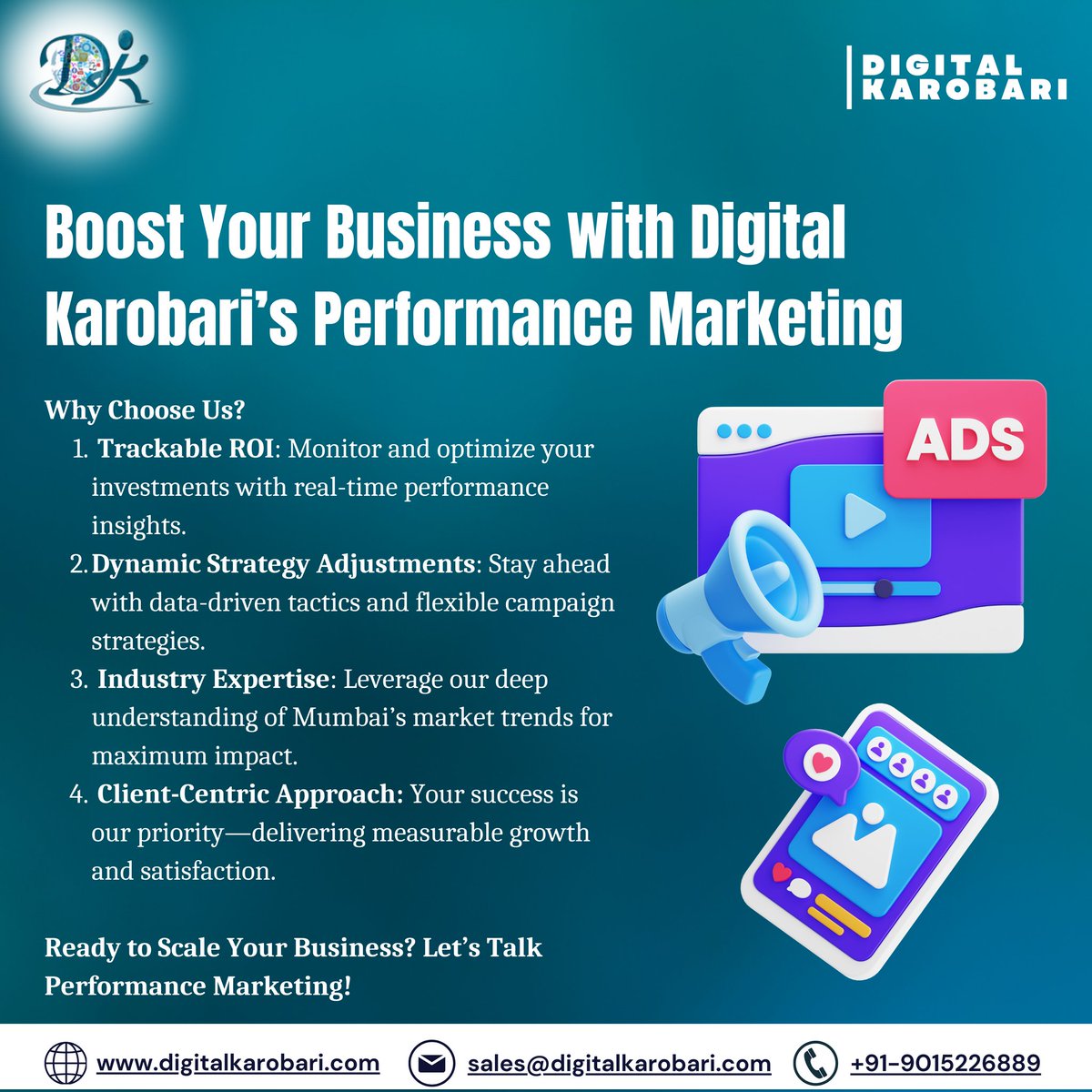 DigitalKarobari's tweet image. Transform Your Business with Digital Karobari’s Performance Marketing Expertise! 🚀

Contact us at
 +91 9015226889

digitalkarobari.com/performance-ma…
#PerformanceMarketing #DigitalKarobari #ROITracking #MarketingStrateg #BusinessGrowth #MarketingExpert #MumbaiBusinesses #TargetedStrategies