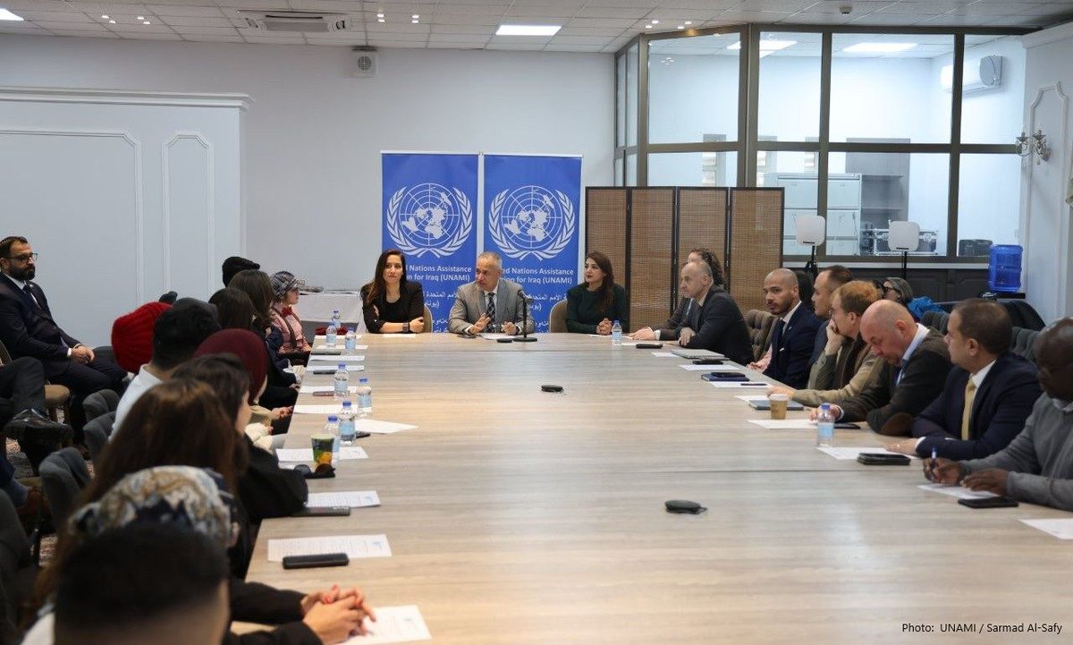 GarHayrapetyan's tweet photo. Another milestone! Proud to launch Iraq’s first-ever Youth Advisory Council, empowering 13 inspiring young leaders to contribute to the UN’s decision-making process. I was honored to hear their perspectives &amp; passion for change. UNFPA will always advocate for youth rights! https://t.co/z7yWj0wv4r