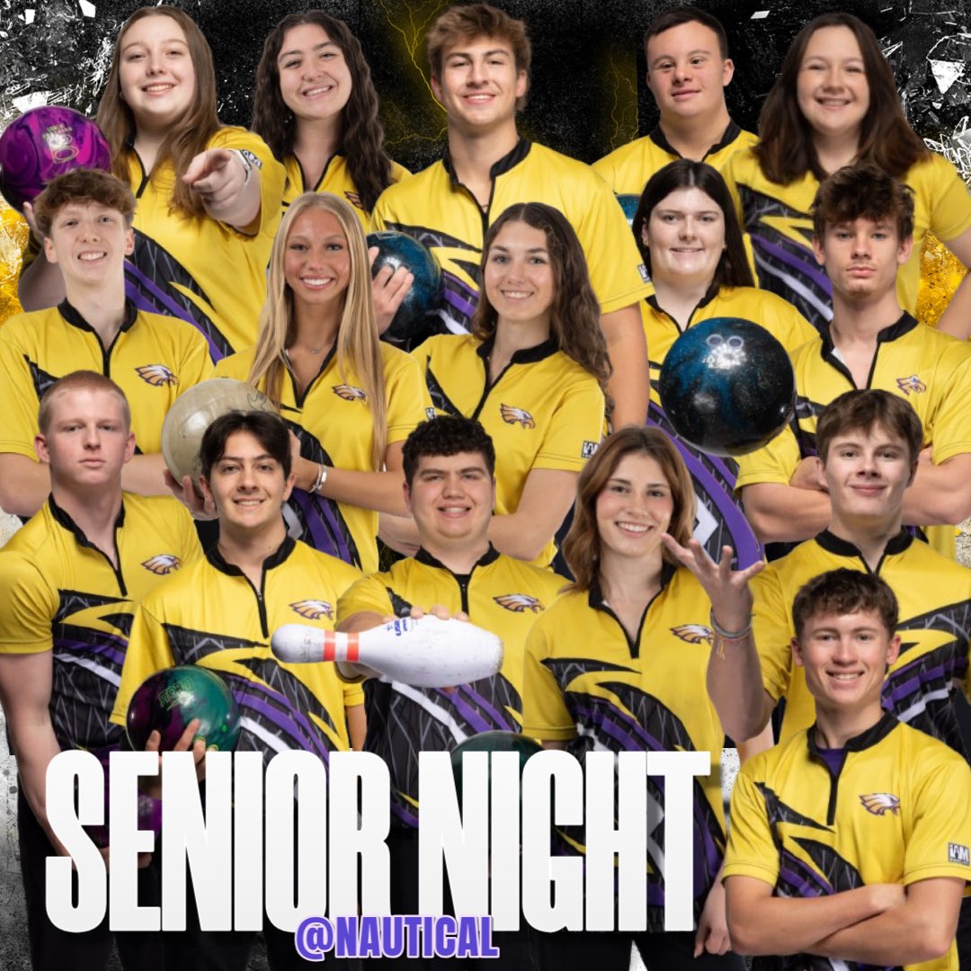 TONIGHT! 🦅🎳
Introductions at 3:1OPM
Match at 4:00PM

Addison - Lillee - Tommy - James - Izzy
Charlie - Hanna - Alexa - Bridget - Matthew
Baron - Sam - Luke - Kylie - Zack - Robby

#eagleson3