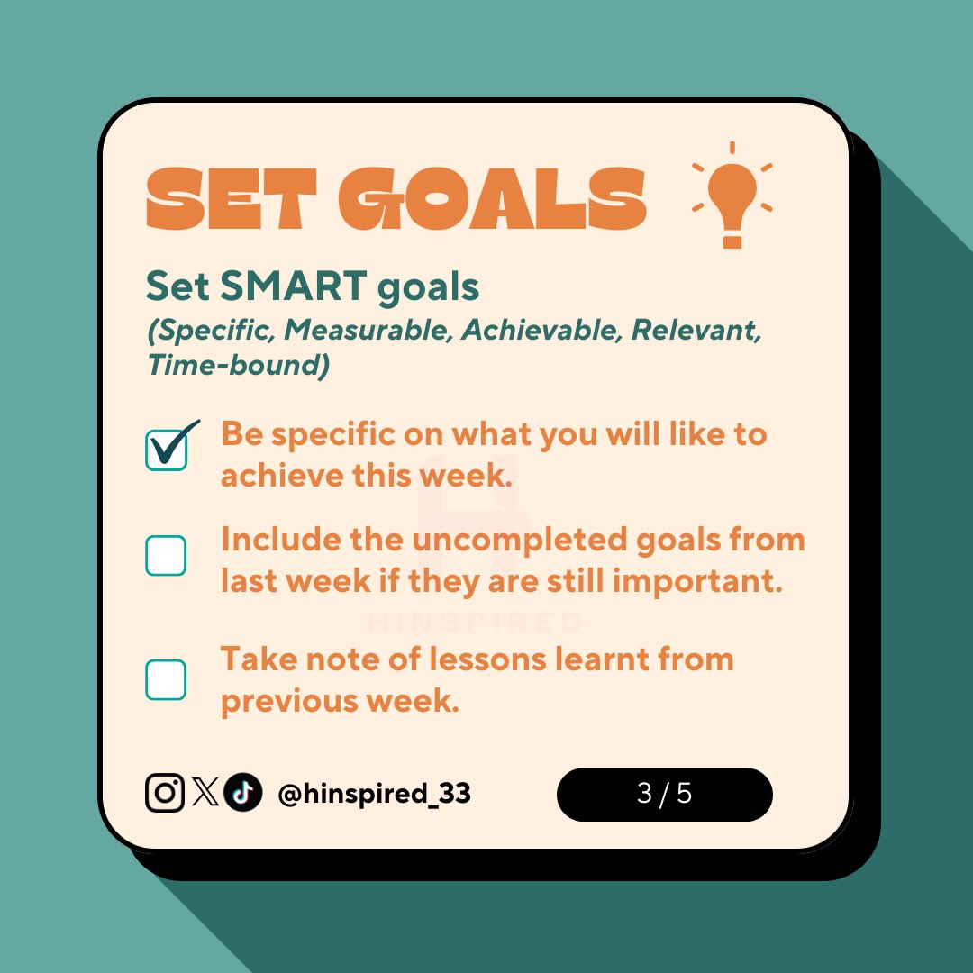 hinspired_33's tweet photo. ✨ Start Your Week with Purpose and Positivity! ✨

Are you ready to step into the week with clarity and confidence? 🚀

✔️ Follow for more practical insights.
👍 Like if you’re ready to own this week.
🔗 Share this with someone.
#livewithintention #startyourweek #LifeWithPurpose https://t.co/CYaQlQa9G3