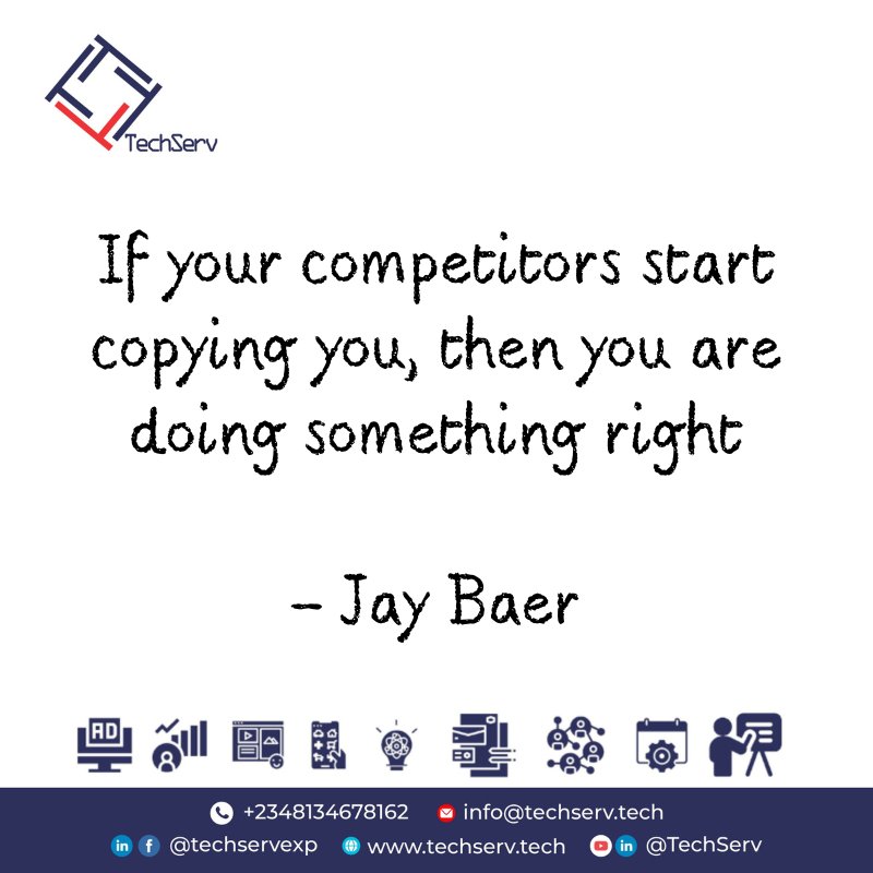 techservexp's tweet image. Imitation means your ideas are setting the standard. Instead of seeing it as a threat, embrace it as proof of your success and keep pushing forward. 

We are rooting for you! 

Trump Yahoo Coding NYSC EFCC