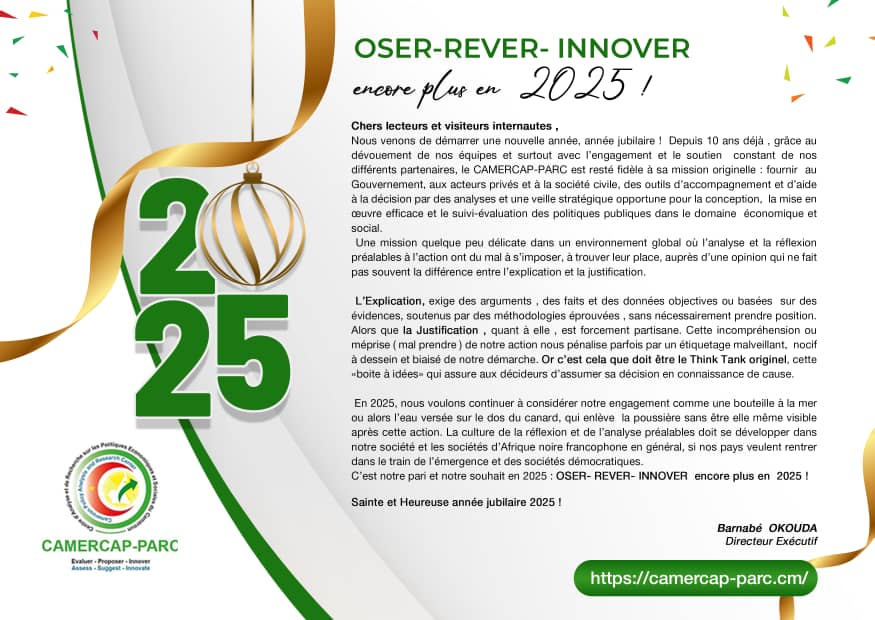 Camercapparc's tweet image. ENCORE PLUS EN 2025!! @Camercapparc @OkoudaBarnabe @tous @Cameroun