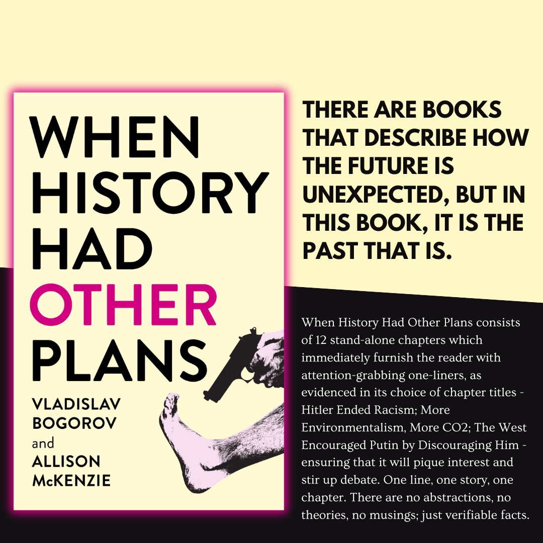 There are books that describe how the future is unexpected, but in this book, it is the past that is.  

PRE-ORDER When History Had Other Plans here > collectiveinkbooks.com/chronos-books/…