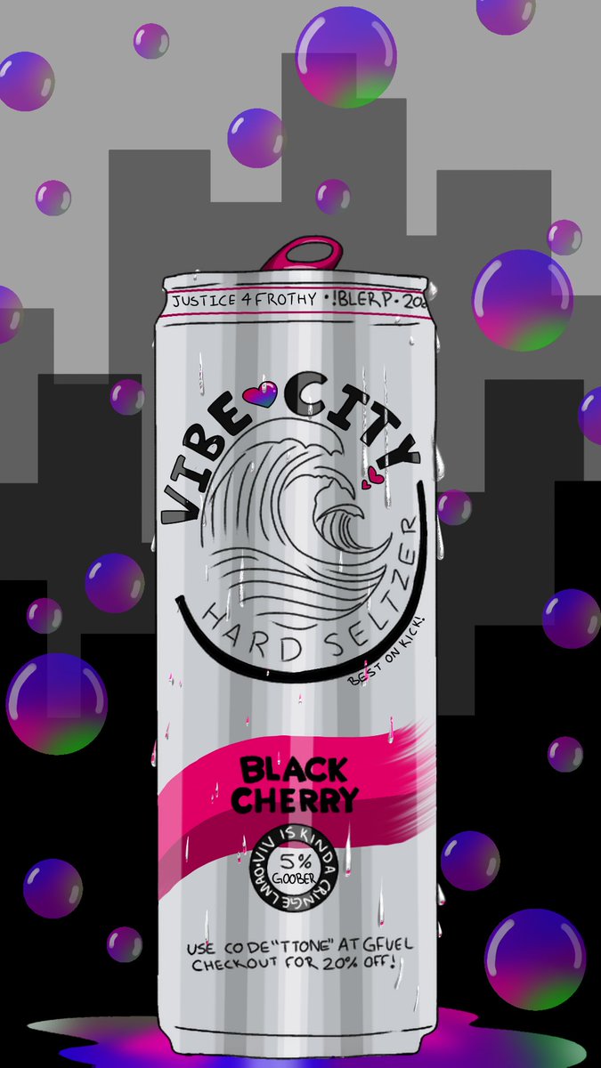 wintertoastie's tweet image. Behold the Vibe City Seltzer! @ttonetheguyy #vibecity
