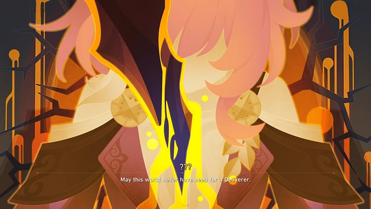 hengrentwt's tweet photo. @xinganren also it adds more weight if it were phainon bc this person is probably the one who destroyed his hometown and killed cyrene https://t.co/lL4uH5Yxxd