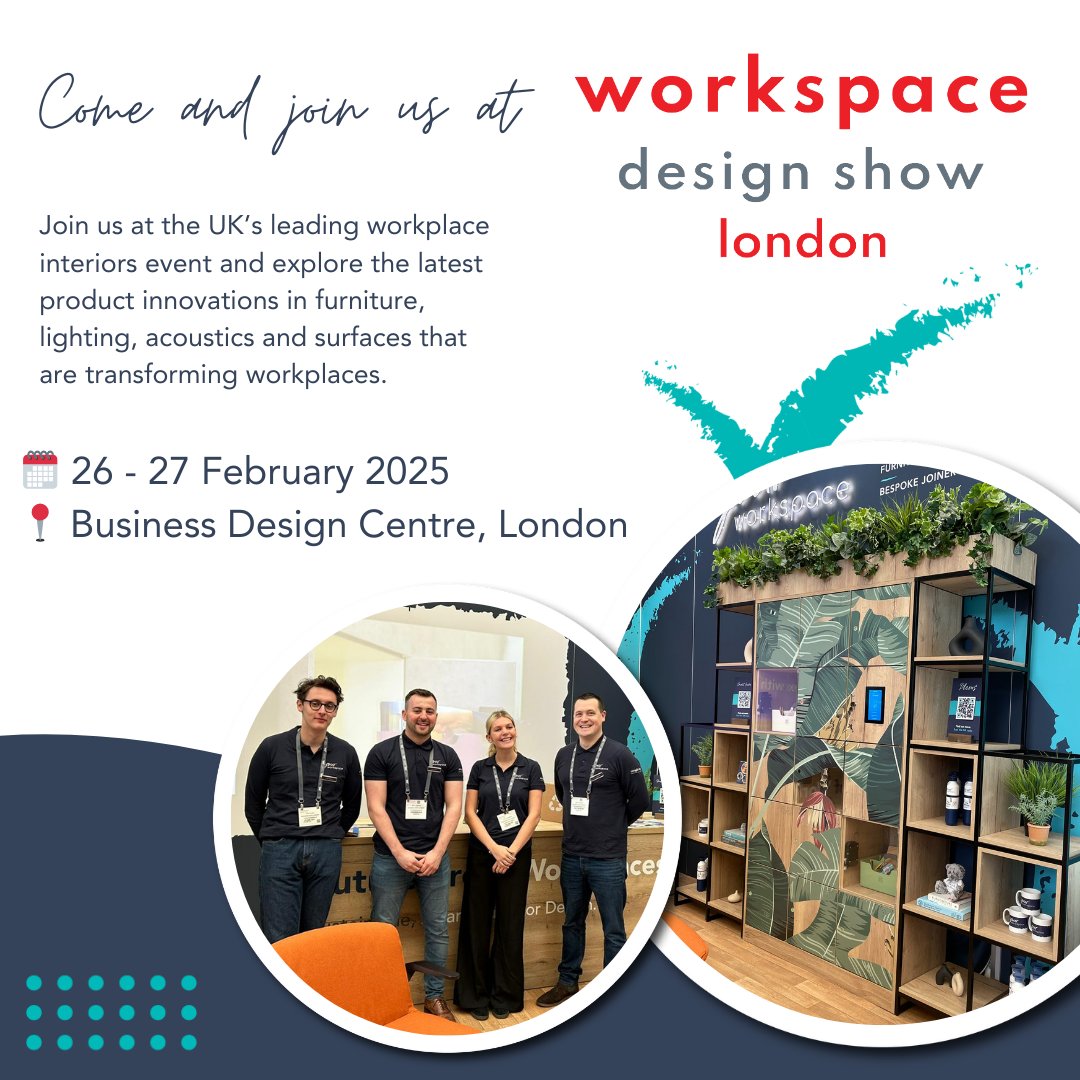 Just over a month to go until the <a href="/WorkspaceShowUK/">Workspace Design Show UK</a>! 🎉🙌

Connect with industry experts and see how we're redefining the future of workspaces.

📅 26 - 27 February 2025
📍 Business Design Centre, London

Don't miss out! 👉 register.visitcloud.com/survey/1bxp0b7…

#WorkspaceDesignShow