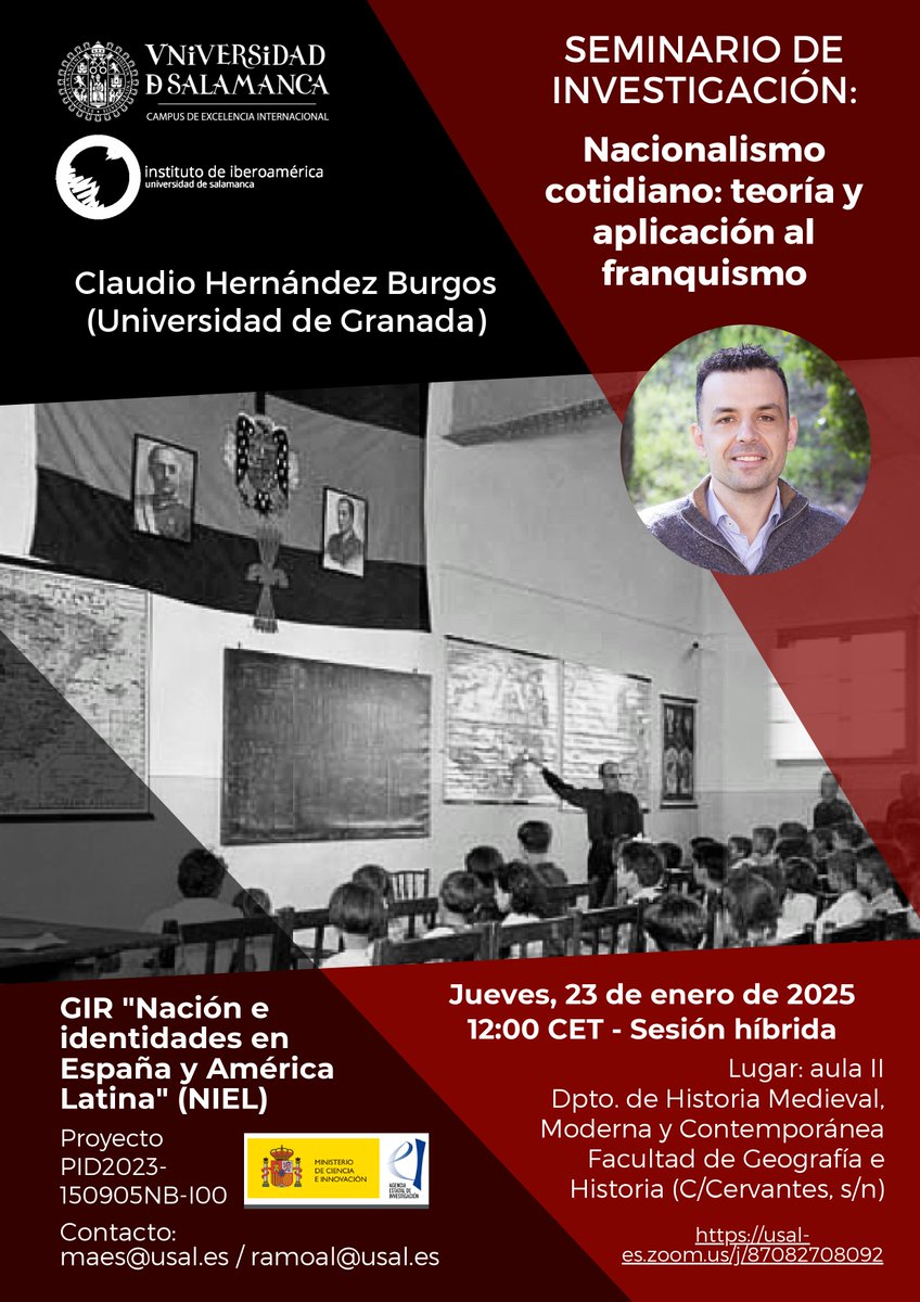 Primer seminario del año de nuestro Grupo. Recibimos con mucho interés al profesor Claudio Hernández, de la Universidad de Granada.