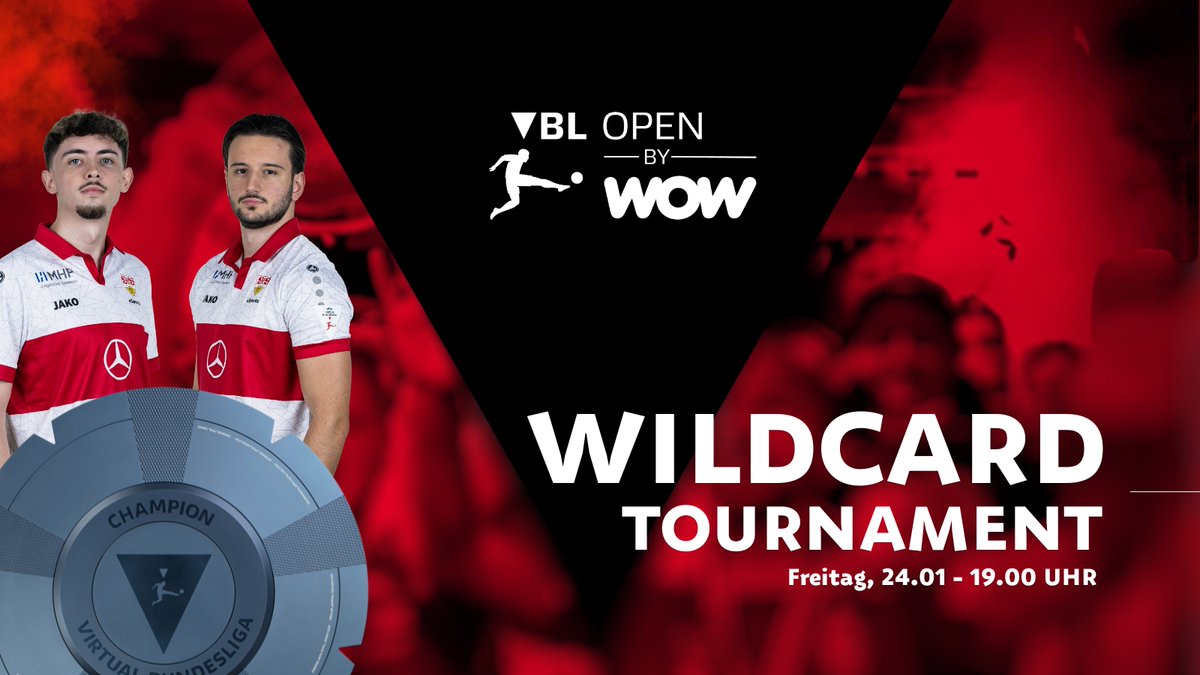 Sichere dir die Wildcard 🎟️ des <a href="/VfB/">VfB Stuttgart | Pokalsieger 2025</a>  und schnapp dir deinen Platz für die Playoffs der VBL Open! ⚽🎮

Melde dich direkt unter folgendem Link an:
challengermode.com/embed/tourname…