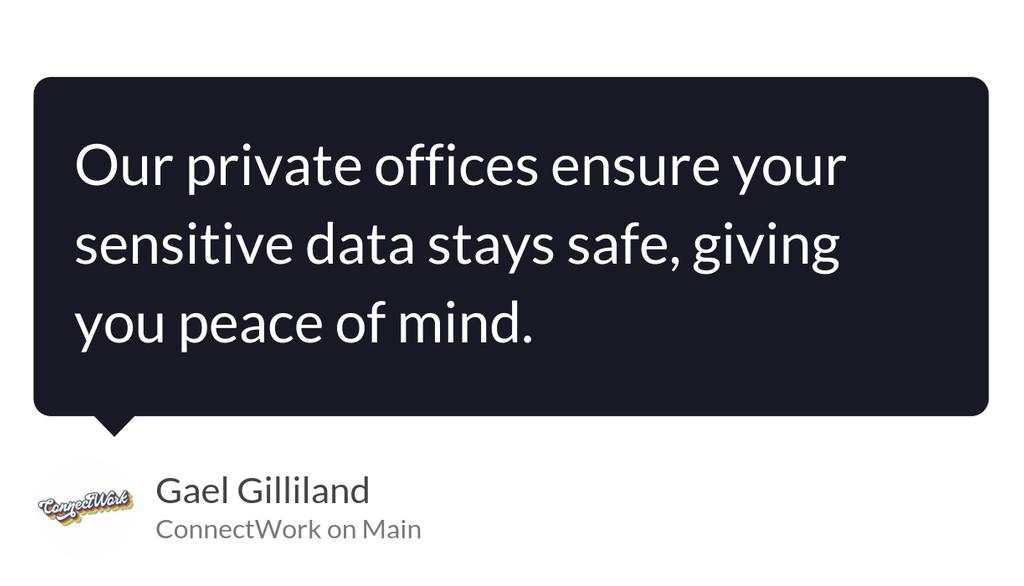 ConnectWorkMain's tweet image. Our hot seat members get access to all our office goodies, including meeting rooms, onsite equipment, and printer/copier services

Read more 👉 lttr.ai/Aak2s

#Community #Cowork #Productivity