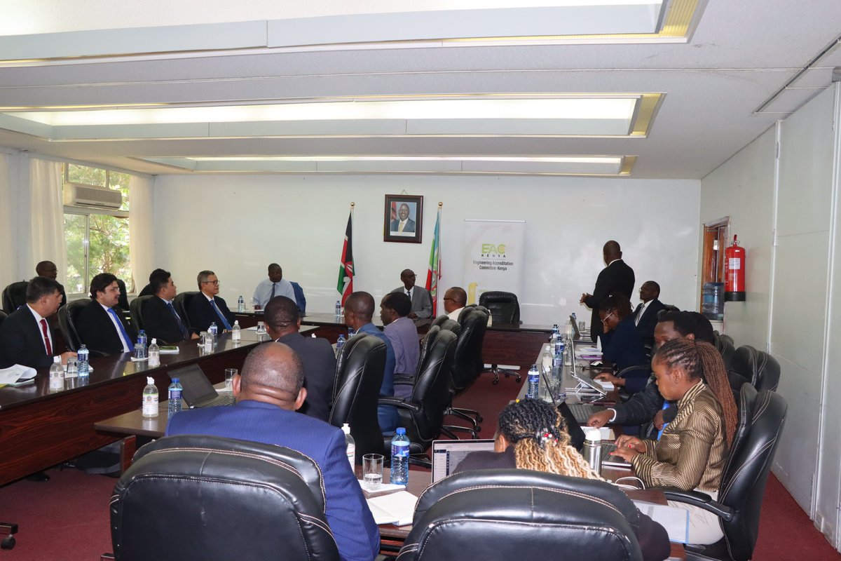 DiscoverJKUAT's tweet photo. JKUAT is honored to host a team from the Engineers Board of Kenya (EBK) for a two-day assessment of our BSc Civil Engineering and BSc Mechanical Engineering programs. This evaluation marks a significant step toward achieving the Washington Accord Recognition, which will elevate the global mobility and employability of our graduates.

We are excited about the opportunity for meaningful interactions between the EBK assessors and our dedicated staff from the College of Engineering and Technology as they work together to uphold and advance the standards of engineering education. ^DP