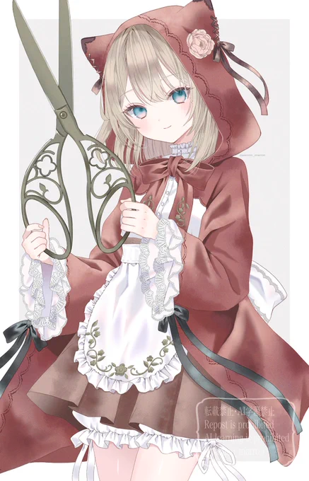 和風赤ずきん 