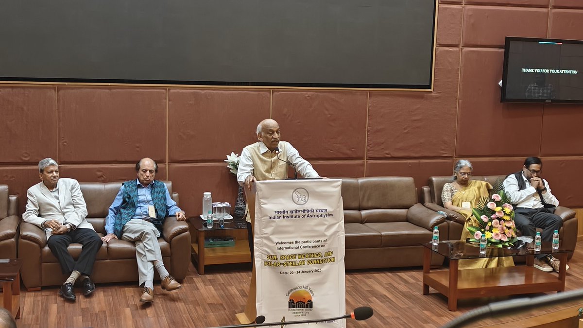 Dibyendu Nandi (@ydnad0) on Twitter photo The international meeting to commemorate 125 years of the Kodaikanal Solar Observatory <a href="/IIABengaluru/">IIAstrophysics</a> got underway this morning iin Bengaluru. <a href="/fiddlingstars/">Annapurni Subramaniam</a> <a href="/karandi65/">Abhay Karandikar</a> and Shri Kiran Kumar spoke about India's rich legacy of studying the Sun ☀️ and opportunities of future ground The international meeting to commemorate 125 years of the Kodaikanal Solar Observatory <a href="/IIABengaluru/">IIAstrophysics</a> got underway this morning iin Bengaluru. <a href="/fiddlingstars/">Annapurni Subramaniam</a> <a href="/karandi65/">Abhay Karandikar</a> and Shri Kiran Kumar spoke about India's rich legacy of studying the Sun ☀️ and opportunities of future ground