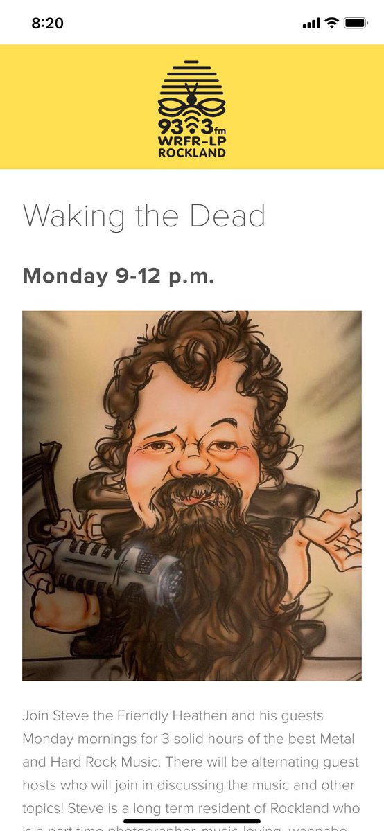 ShaneNatalie's tweet photo. Just a reminder that I think I understood DJ Steve The Friendly Heathen correctly when he said when & which of my song requests he’ll be spinning over the next few weeks. I think in several hours he’ll be playing Money & The Drugs by Party Dozen #WRFR #Maine cc: @93Wrfr https://t.co/YUS7F8utB3