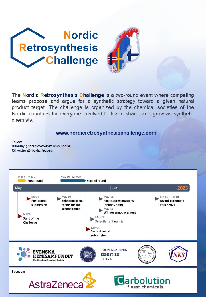 NordicRetrosynthesisChallenge (Inactive account) tweet media