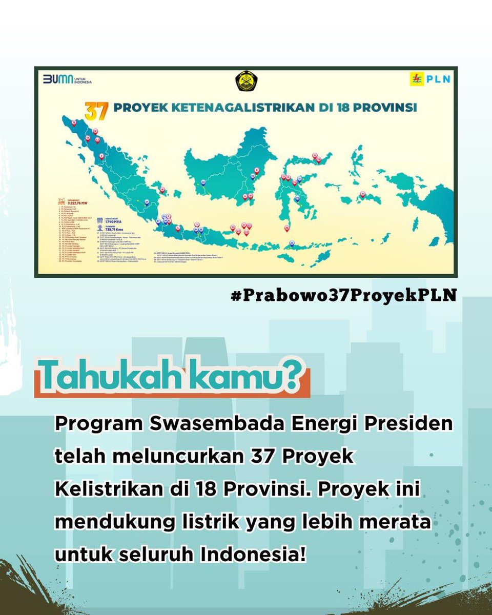rosmanhidayat's tweet photo. Terima kasih untuk pemerintah dibawah kepemimpinan Presiden Prabowo yang serius membangun infrastruktur energi. Semoga bisa mendorong pertumbuhan ekonomi masyarakat!

 #Prabowo37ProyekPLN https://t.co/Sk6mZmPQjA