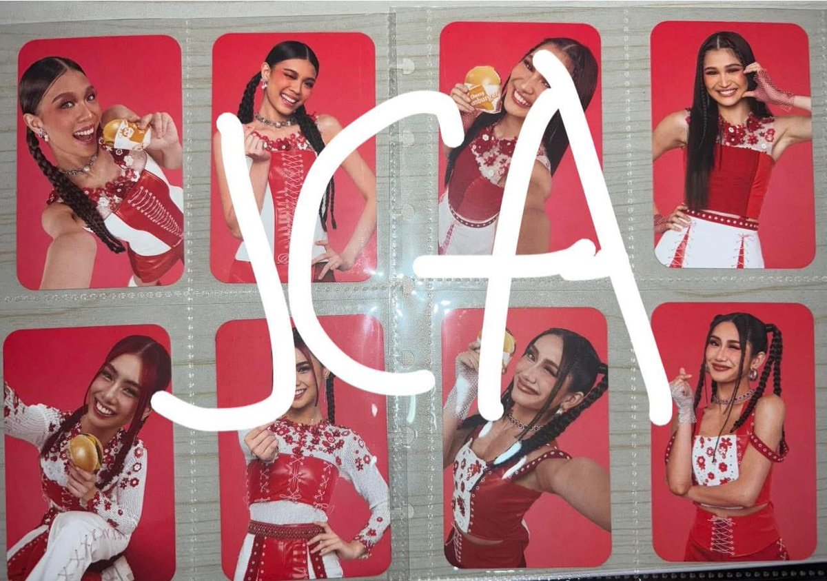 jcazxcv's tweet photo. For sale. Prio po yung set bibilhin

Modess 8/8 w/ OT8
Puregold 8/8 (missing Aiah, but have 2 Mikha)
Jollibini 16/16
Globe 8/8 w/ OT8
Lightstick with PC
Bini Set A 8/8
Bini Set B 8/8
Special PC (Aiah, Colet, Maloit, Stacey, Mikha)
Surf OT8 (landscape and portrait)
GBV PC 8/8 https://t.co/tZbtEaAqqp
