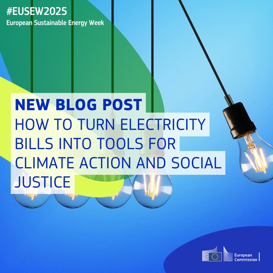 European Sustainable Energy Week (@euenergyweek) on Twitter photo What if electricity bills could help fight climate change and tackle inequality? 💡
#EUSEW2025 Digital Ambassador <a href="/MarineCornelis/">Marine Cornelis 🇪🇺 @marinenextenerg.bsky.social</a> discusses how rethinking Europe’s electricity tariffs can make clean energy affordable and accessible to everyone.
🔗europa.eu/!7C7TJk What if electricity bills could help fight climate change and tackle inequality? 💡
#EUSEW2025 Digital Ambassador <a href="/MarineCornelis/">Marine Cornelis 🇪🇺 @marinenextenerg.bsky.social</a> discusses how rethinking Europe’s electricity tariffs can make clean energy affordable and accessible to everyone.
🔗europa.eu/!7C7TJk