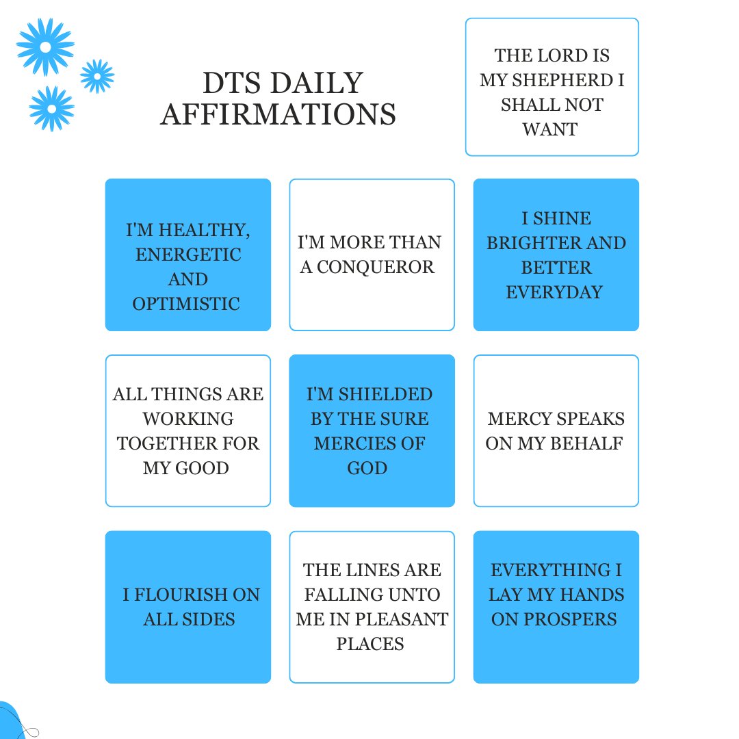 Dheejastalkshow's tweet photo. DTS DAILY AFFIRMATIONS AFFIRM TILL IT BECOMES YOUR REALITY 🤍🙏🏿 https://t.co/SwYfkShxOF
