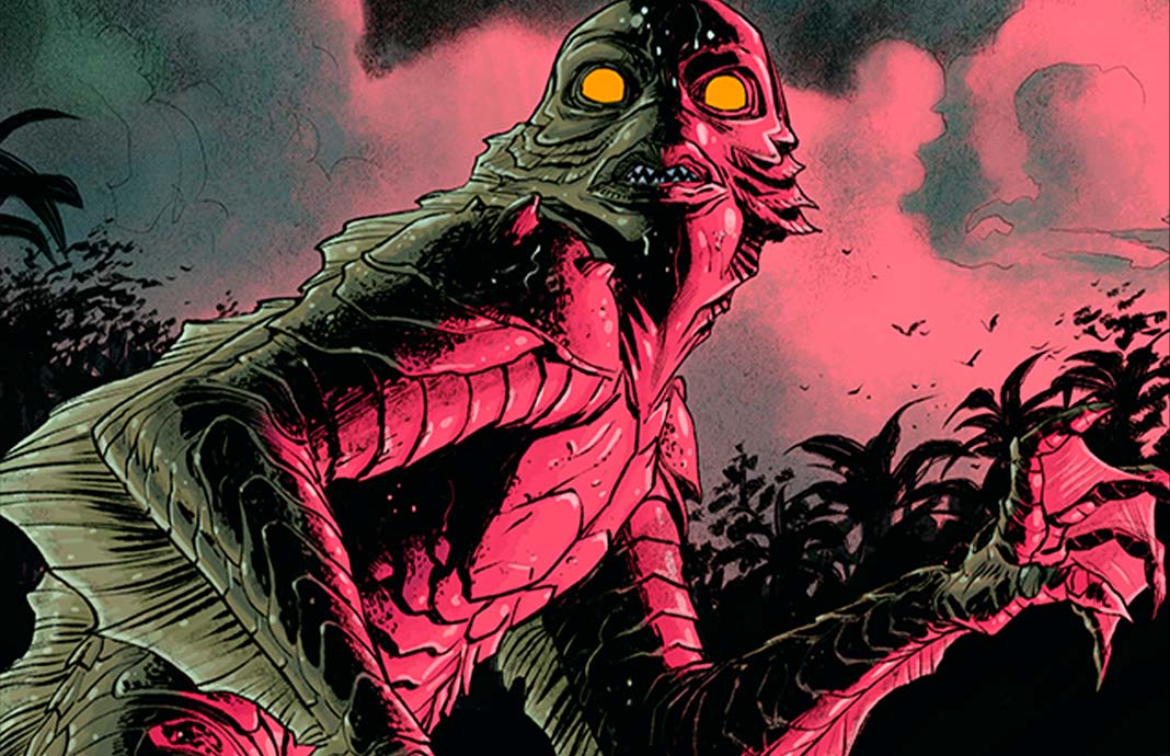 Skybound y Universal nos presentan una afilada secuela de la cinta de terror de 1954. Edita <a href="/EsMoztros/">Moztros Editorial</a>. zonanegativa.com/la-criatura-de…