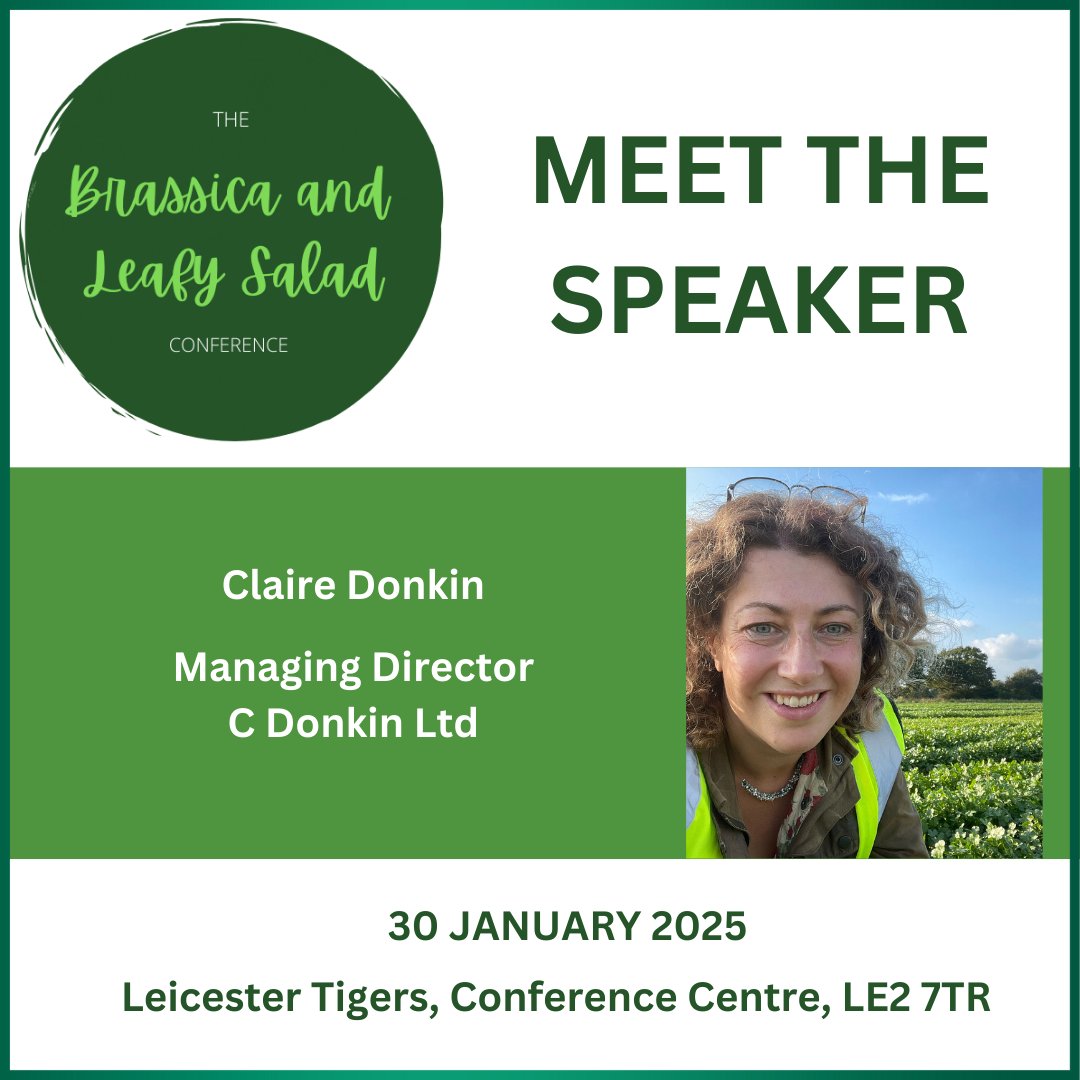 BLSAConference (@blsaconference) on Twitter photo We are delighted to announce that <a href="/ClaireDonkin/">Claire Donkin</a> will be joining us as a speaker at this years Brassica and Leafy Salad Conference.
#ukhorticulture #freshproduce #brassicas #leafysalad #britishgrowers We are delighted to announce that <a href="/ClaireDonkin/">Claire Donkin</a> will be joining us as a speaker at this years Brassica and Leafy Salad Conference.
#ukhorticulture #freshproduce #brassicas #leafysalad #britishgrowers