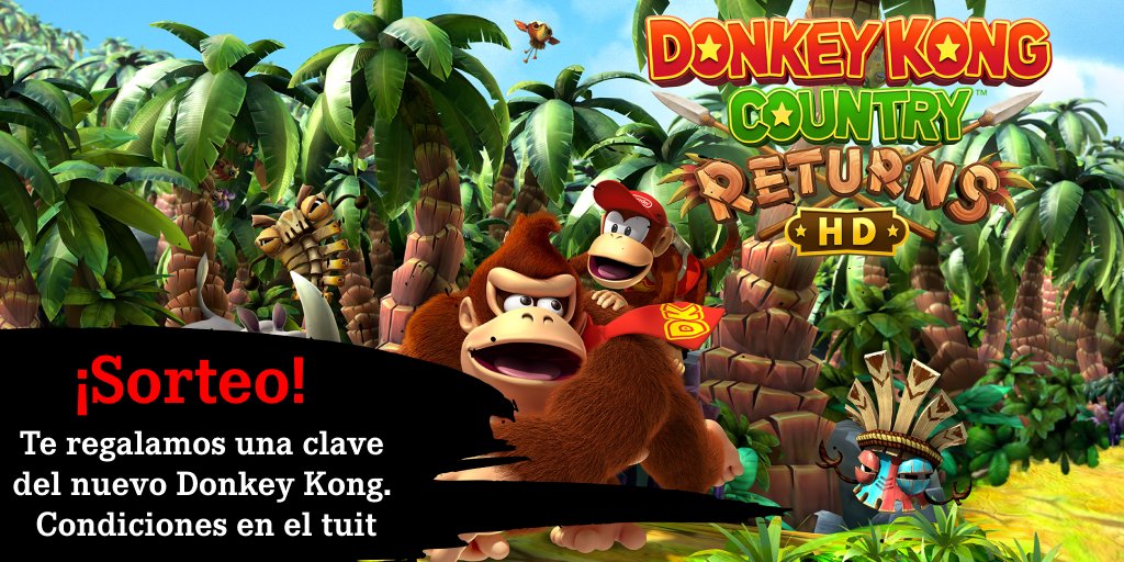 ¡Estamos sorteando una clave de Donkey Kong Country Returns HD para Nintendo Switch! Lo único que tienes que hacer es:

🍌 Seguir a <a href="/FreakEliteX/">FreakEliteX</a> 
🍌 Mencionar a dos amigos
🍌 Hacer RT

#Nintendo #NintendoSwitch 

*Información en el segundo tuit.