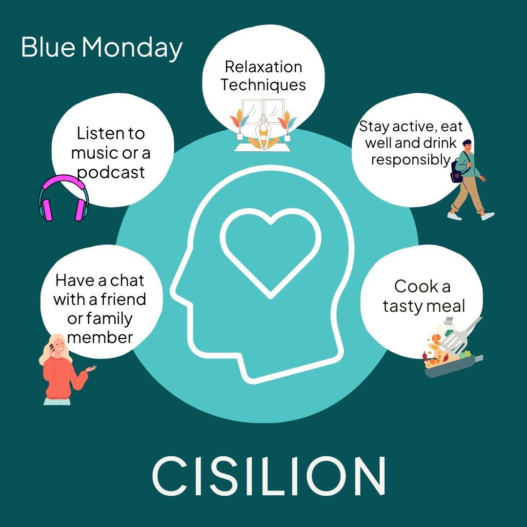 Cisilion (@cisilion) on Twitter photo Today is Blue Monday. We know this day is often hard for many people so make sure you are looking after yourselves and others. Here we have suggested some mood boosting activities but please do not hesitate to reach out to someone if you are struggling. #BlueMonday Today is Blue Monday. We know this day is often hard for many people so make sure you are looking after yourselves and others. Here we have suggested some mood boosting activities but please do not hesitate to reach out to someone if you are struggling. #BlueMonday
