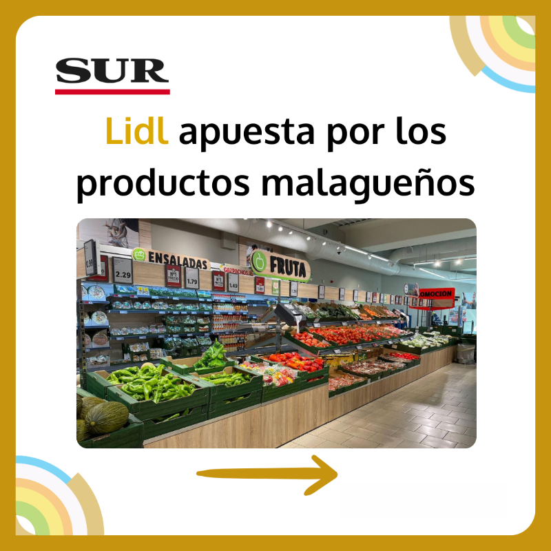 nesiforum's tweet photo. 🌟 ¡Lidl apuesta por los productos malagueños!

🤝Este gran apoyo a los productores malagueños fortalece la economía y garantiza que los consumidores disfruten de alimentos frescos y de calidad.

 https://t.co/aCzXGz9rld 

#Lidl #ComprasLocales #ApoyoLocal #Proximdiad