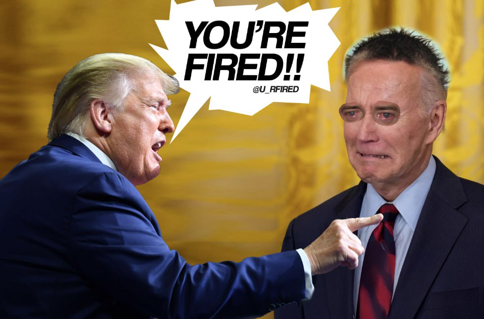 YOU'RE FIRED COIN tweet media