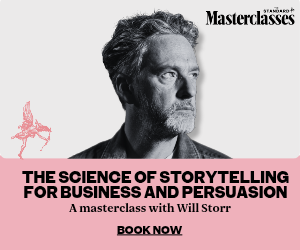 wstorr's tweet photo. Please to announce my brand new Science of Storytelling for Business and Persuasion masterclass! Based on my upcoming book A Story is a Deal, and in association with @standardnews  this is an all new take on business storytelling for marketers, leaders and persuaders of all kinds. 

It is happening online on Feb 20th

TICKETS: https://t.co/oJIbXYP2B8