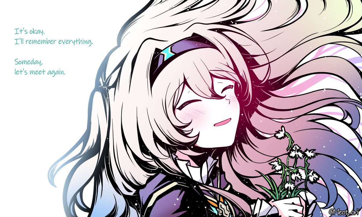 #HonkaiStarRail 
#FireflyHSR 

It's okay.
I'll remember everything.

Someday, 
let's meet again.