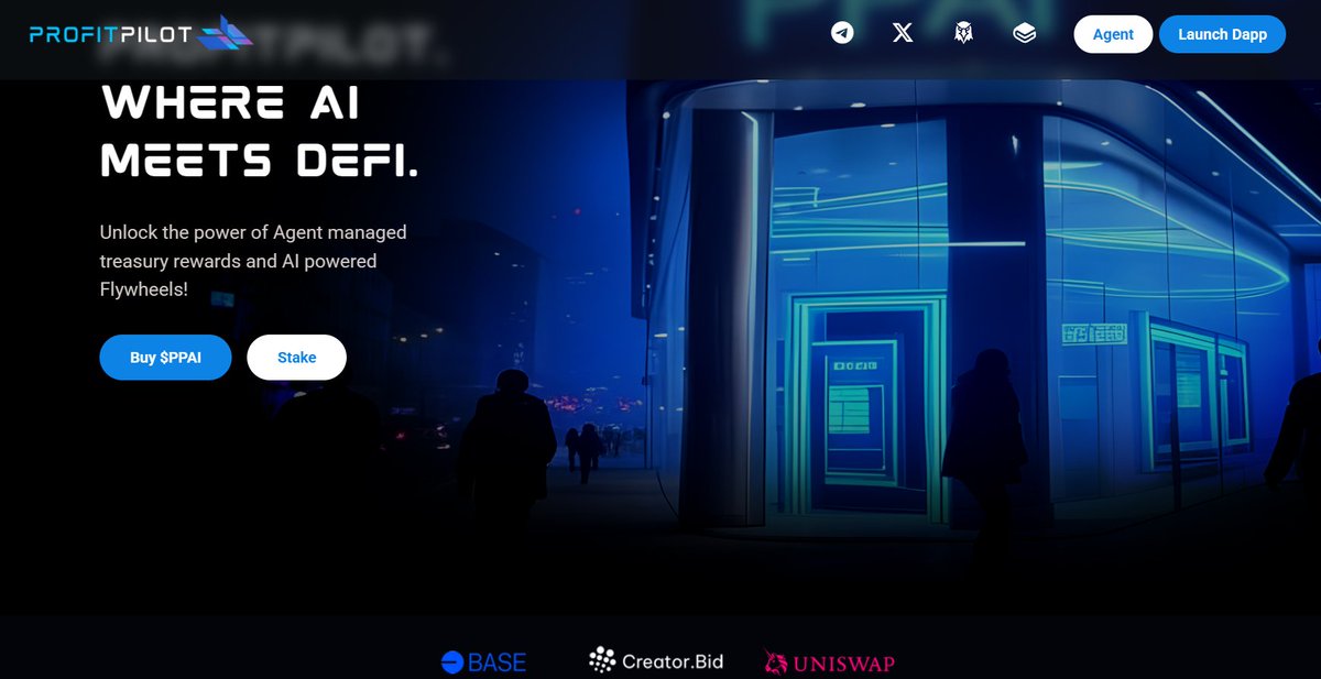 big news $PPAI fam🥳! our staking portal and treasury dashboard just went live. stake your $PPAI and Uni V2 LP tokens for wETH/PPAI, all on our site. hit the website link in the linktree (in bio) and click 'launch dapp' to dive in! 🎉