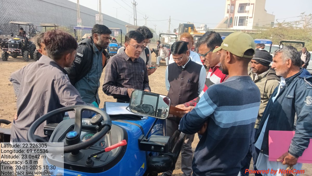 DdoDwarka's tweet photo. AGR -50 યોજના હેઠળ ટ્રેકટર વેરિફિકેશન કેમ્પ  વ્યક્તિગત સહાય 45000-60000  જિલ્લાનો લક્ષ્યાંક 1920 ભૌતિક તથા 960 લાખ નાણાકીય  સહાય.@CMOGuj https://t.co/oQR7uoerg8